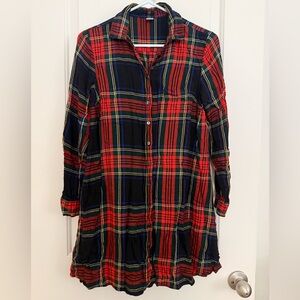 Plaid Old Navy button down dress